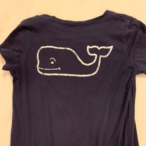 Navy VineYard Vines T-Shirt Dress/Cover Up